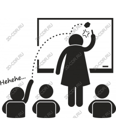  The eccentric teacher in the classroom