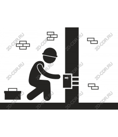  Construction worker in action