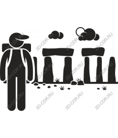  Tourist at Stonehenge