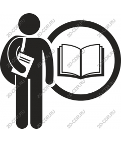 Student with a book