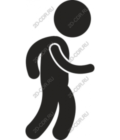  The walking figure