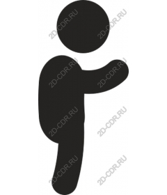  Stylized minimalist figure