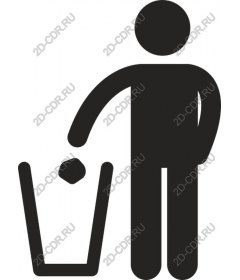 Icon environmentally conscious waste disposal