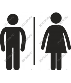 Gender icons - male and female symbols
