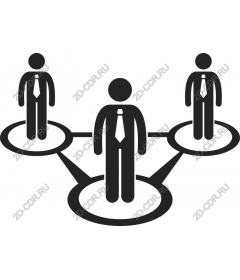 Professional interconnected figures