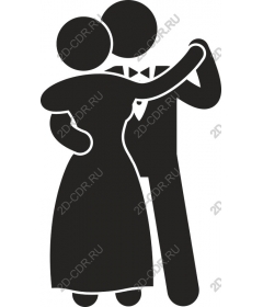  Elegant embrace couple