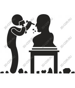  Sculptor at work