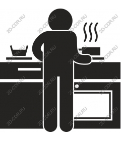  Chef illustrating cooking