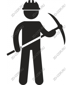  Builder with a pick