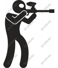 Dynamic player in paintball