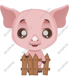  Cute cartoon pig