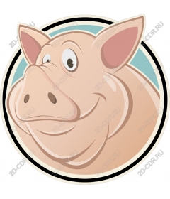  Adorable cartoon pig