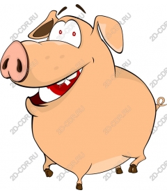  Adorable cartoon pig