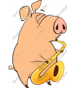  Saxophone pig