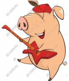  Rock star Pig