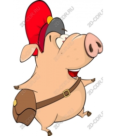  Adorable cartoon pig