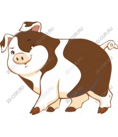  Adorable cartoon pig