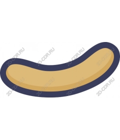 Icon curved bean