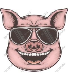 Крутые солнцезащитные очки Pig