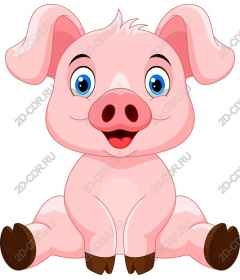  Adorable cartoon pig