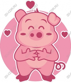  Adorable cartoon pig