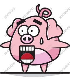 Bizarre cartoon pig