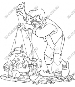  Charming puppeteer with the puppet