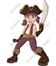  Charming young pirate