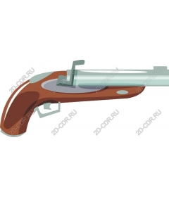  Classic vintage pistol