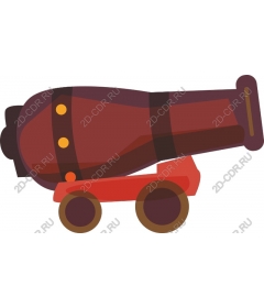  Gun on wheels