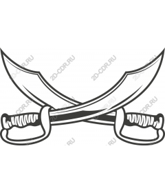  Crossed swords