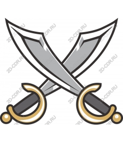  Crossed swords