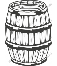 Wooden barrel rustic