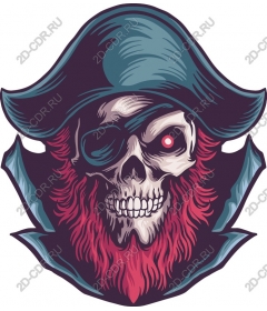  Awesome pirate skull