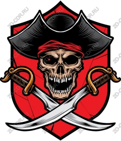  Work "Pirate skull"