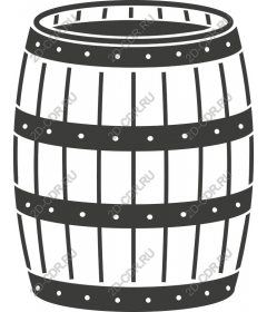  Classic wooden barrel