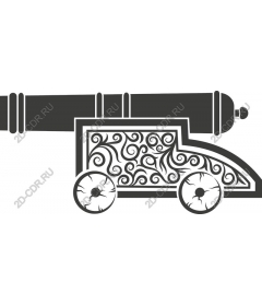 Vintage decor Cannon