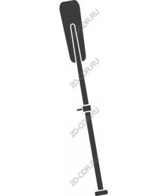 Minimalist rowing paddle