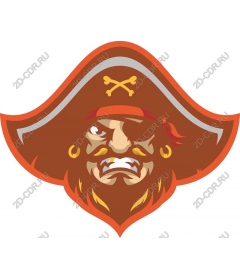  Fierce pirate captain