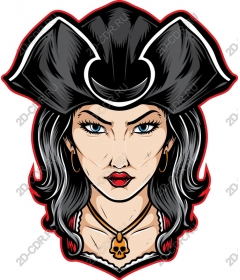  Fierce female pirate