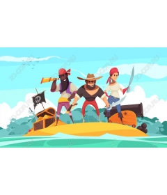  Bright pirate adventure