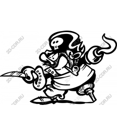  Caricature Of The Pirate
