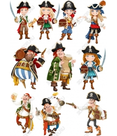 Whimsical Pirate Collection - 10 unique features