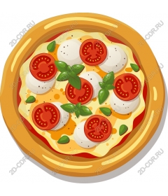  Delicious pizza Margarita