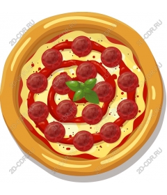  Классическая пицца Пепперони