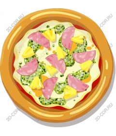 Яркая пицца для гурманов