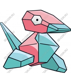 Geometric polygonal creature