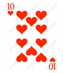 Ten of hearts