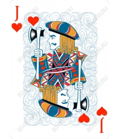 Playing card "Jack of hearts"