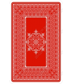 Elegant red playing card